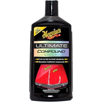 Image of Meguiar&#039;s G17216EU Ultimate Compound Colour &amp; Clarity Restorer 450ml for hand or machine polisher application