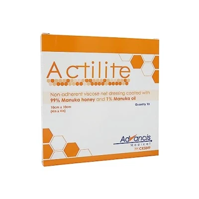 Image of Advancis Medical 99XX0067 Actilite Dressing, 10cm x 10cm, Pack of 10