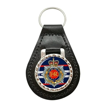 Image of Giftshop UK Royal Corps of Transport, British Army Leather Key Fob
