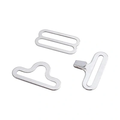 Image of Fydun Bow Tie Clips 50Sets Metal Adjustable Hardware Cravat Clip Hook Fastener Necktie Strap