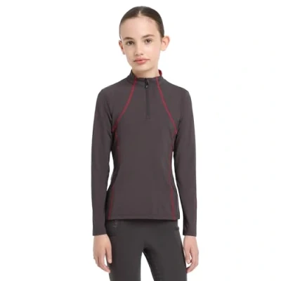 Image of LeMieux Young Rider Childrens Base Layer Cinder 9 10 Years