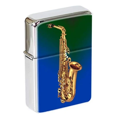 Image of Saxophone Flip Top Lighter