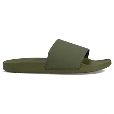 Image of Hurley Men&#039;s Fastlane Slide Flip Flop, Olive, 9 UK