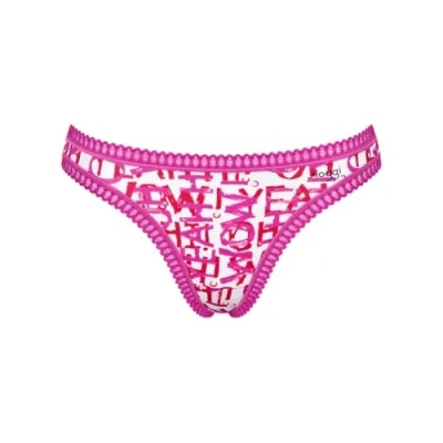 Image of Sloggi GO Crush Thongs (3 Pack) Pink/Dark Pink/Pink Pattern Pink M 12