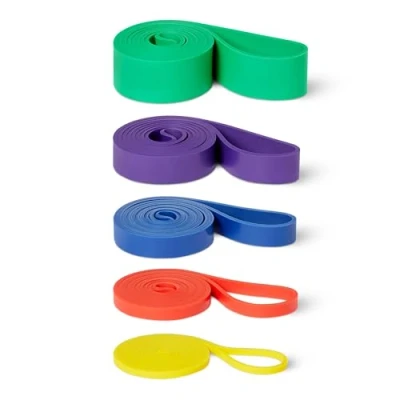 Image of Amazon Basics Exercise Resistance Bands for Working Out, Set of 5