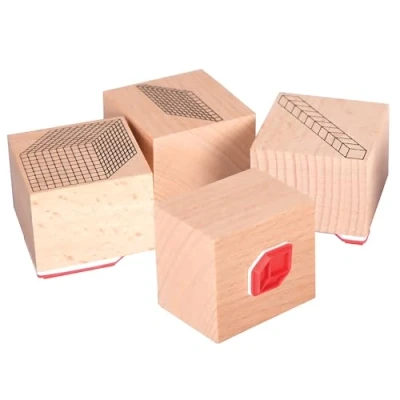 Image of Akros (AKRP1) 30692 Base 10 Numerical Breakdown Stamps Logic and Calculation, Multi Colour