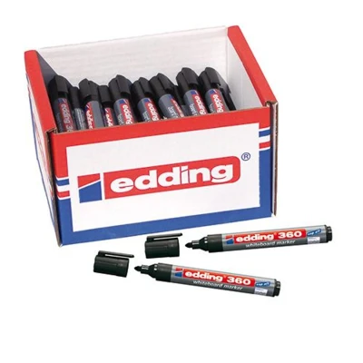 Image of edding 360 Whiteboard Marker Black (50 Pack)