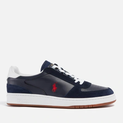 Image of Polo Ralph Lauren Athletic SHOE Trainers, Size: 7, Newport navy Leather and textile
