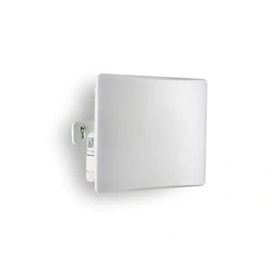 Image of Auraglow 80W 6600lm Full Screen Slimline Compact LED Flood Light White Outdoor Wall Lamp