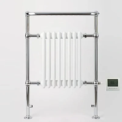 Image of Greened House Windsor Electric Traditional Column Towel Radiator (963mm High x 673mm Wide) Rail