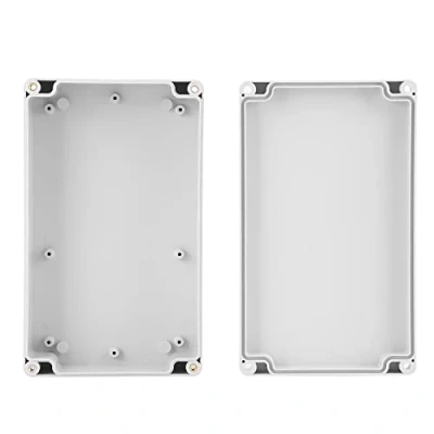 Image of 200 * 120 56mm Water Resistant IP65 ABS Project Plastic Indoor Outdoor Electrical Wiring Junction Box, Grey