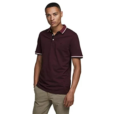 Image of Jack &amp; Jones Epaulos SS NOOS Polo shirt, Men&#039;s, Size: XXL, Port royale