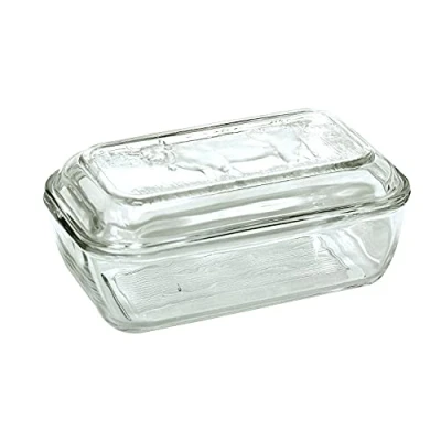 Image of Luminarc N5878 Arc International Butter Dish, Glass, Clear