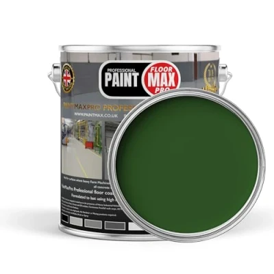 Image of PaintMax Industrial PU150 Polyurethane Concrete Floor Paint Coating (Leaf Green, 20 Litre)