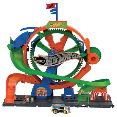 Image of Thomas &amp; Friends Diecast Toy Train Set Mystery of Lookout Mountain Track Playset with 7 Push Along Engines for Kids Ages 3+ Years, HMC25