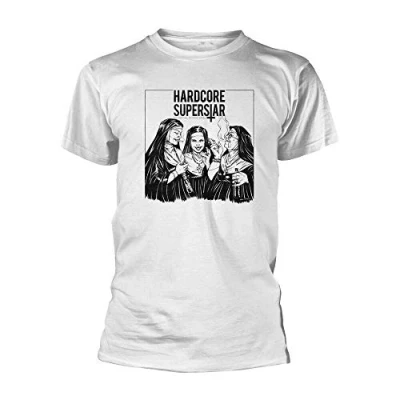 Image of Hardcore Superstar &#039;You Can&#039;t Kill My Rock N Roll&#039; White T Shirt New