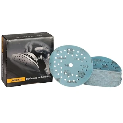 Image of Mirka Galaxy Epoxy Sandpaper 125 mm Hook &amp; Loop Grit 240 for Sanding Resin, Wood, Epoxy, Rivertable / 50 Pcs Discs