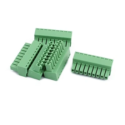Image of Sourcingmap 5Pcs 300V KF2EDGK 3.5mm Pitch 9 Pin PCB Screw Terminal Block Connector