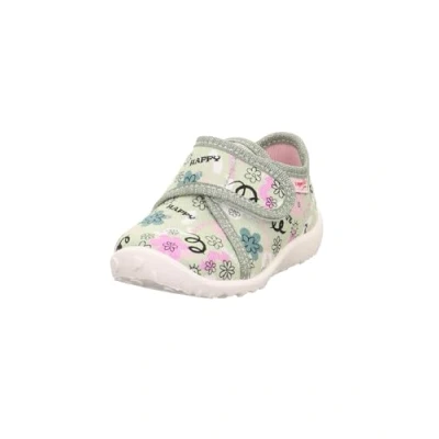 Image of Superfit Girls Spotty Slippers, Light Green Multicoloured 7530, 3 UK Child