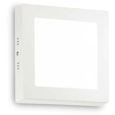 Image of Universal Integrated LED 17cm Square Semi Flush Light White 1250Lm 4000K
