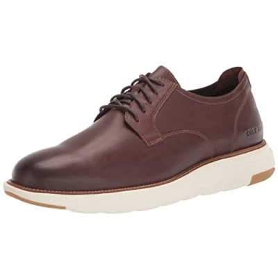 Image of Cole Haan Men&#039;s Grand Atlantic Oxford, Pinot/Vachetta/Ivory, 10.5 UK
