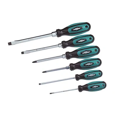 Image of Brüder Mannesmann Werkzeug M11113 6 Screwdriver Set of in Accordance with DIN