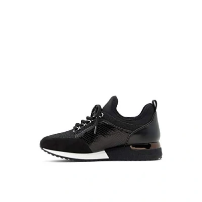 Image of Aldo Women&#039;s Courtwood Fashion Lace up Sneaker, Black, 5.5 UK