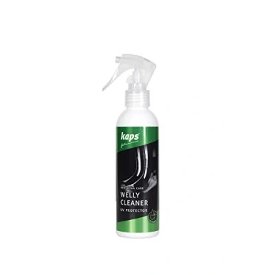 Image of Kaps Welly Boot Cleaner Wellington and Rubber Footwear Cleaning Spray UV Protection Shoe Care 200 ml 7 fl. oz.