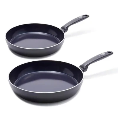Image of GreenPan Torino Non Stick 24cm &amp; 28cm Frying Pan Set