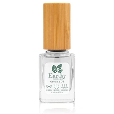 Image of Earthy Nail Polish Green SOS 11ml/0.37 fl oz