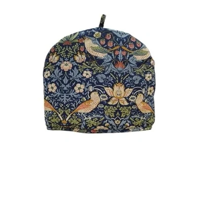 Image of William Morris Strawberry Thief Navy Standard Tea Cosy
