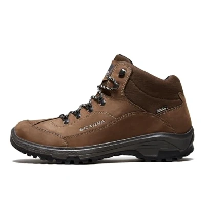 Image of Scarpa Men&#039;s Cyrus MID GTX High Rise Hiking Boots, Brown Gore tex, 14 UK