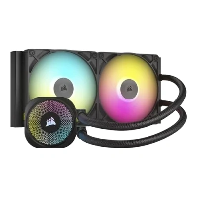 Image of Corsair iCUE LINK TITAN 280 RX RGB Liquid CPU Cooler 280mm AIO 2x RX140 Fans Included Fits Intel LGA 1851/1700, AMD AM5/AM4 System Hub Black
