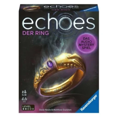 Image of Ravensburger 20867 Echoes The Ring Audio Murder Mystery Game for Adults and Kids Age 14 Years Up, Multicoloured
