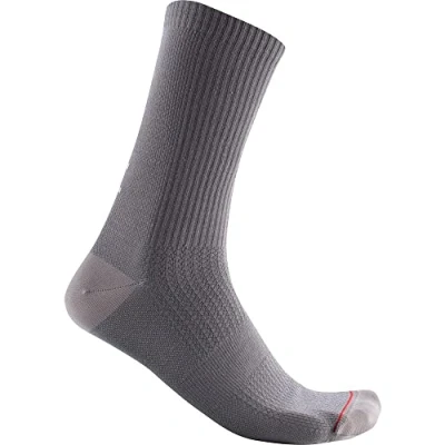 Image of CASTELLI 4520540 064 BANDITO 18 SOCK Socks Men&#039;s NICKEL GRAY Size XXL