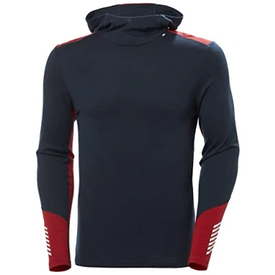 Image of Helly Hansen Men&#039;s Lifa Merino Midweight Hoodie Shirt, New Item, M UK