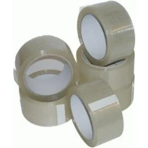 Image of 6 Rolls of Clear Packing Parcel Tape 48mm x 66M (2&quot;)