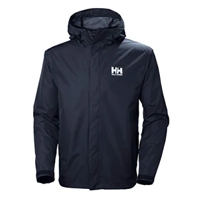 Image of Helly Hansen Mens Seven J Rain Jacket, 4XL, Navy