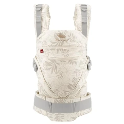 Image of manduca XT Baby Carrier with Adjustable Seat, 3 Position (Front Inward, Hip &amp; Back), Organic Cotton, Grows Your from Birth to Toddler (3.5 20kg), Limited Edition Botanic Vanilla
