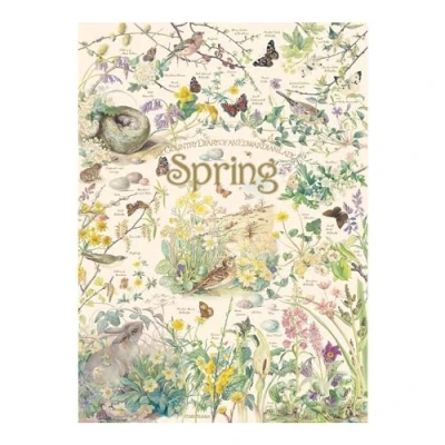 Image of Cobble Hill 1000 Piece Puzzle Country Diary: Spring Sample Poster Included