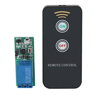 Image of 1 Channel 5V Relay Module Board for Raspberry Pi Arduino with Wireless IR Infrared Remote Control