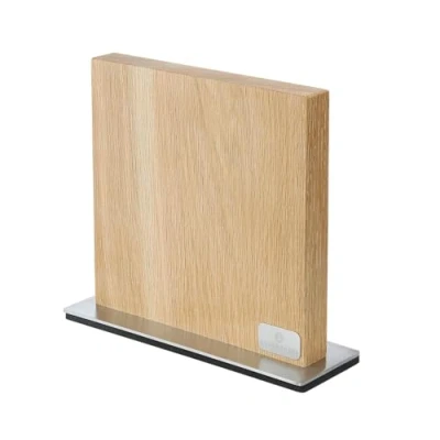 Image of Zassenhaus KP0000078084 Magnet Messerblock Magnetic Knife Block, 18/8 Stainless Steel, Brown