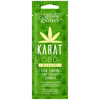 Image of BODY BUTTER Karat CBD Isolate Dark Tanning Lotion (15ml)
