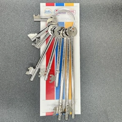 Image of Fire Brigade Products Set of 9 Genuine Keys Comprises one Each FBWK FB11K FB14K FB1K FB2K FB4K FB1LK FB2LK FB4LK Pack 1