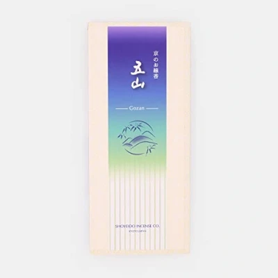 Image of Zen Minded Shoyeido Gozan Five Hills Japanese Incense 100% Natural 175 Sticks in Recycled paper Box