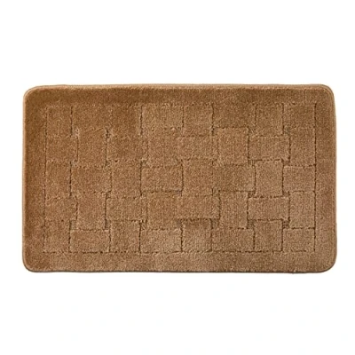 Image of Emma Barclay Orkney Crosshatch Bath Mat (45x75cm) (Beige)