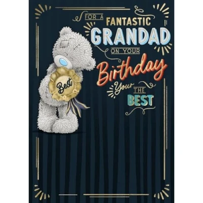 Image of Me To You Tatty Teddy Fantastic Grandad Birthday Card