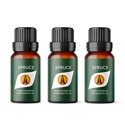 Image of Aroma Energy Spruce Essential Oil 30ml (3 x 10ml Bottles) 100% Pure &amp; Natural