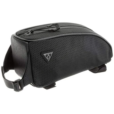 Image of Topeak Toploader Top Tube/Head Tube 0.75 Liter Black Mount Bike Packing Bag
