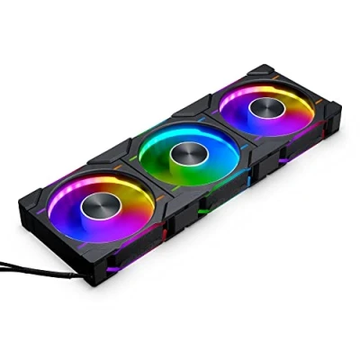 Image of Phanteks D30 PWM Regular Airflow D RGB Lüfter, 3er Pack 120mm, schwarz